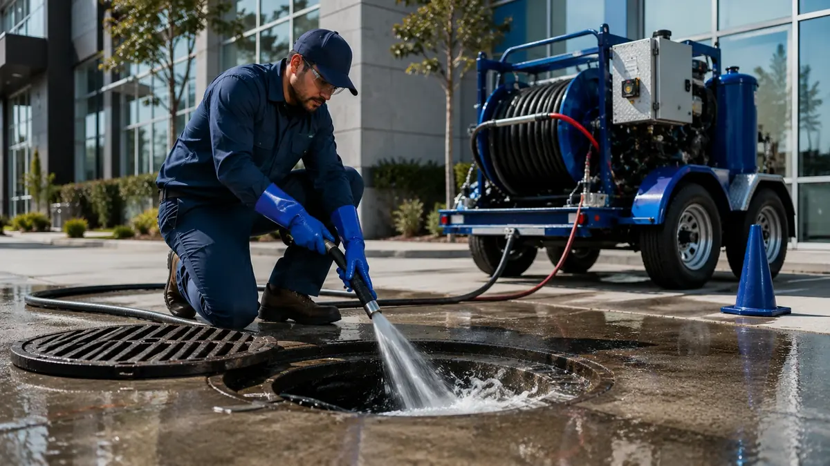 Commercial Hydro Jet Drain Cleaning in Del Rey