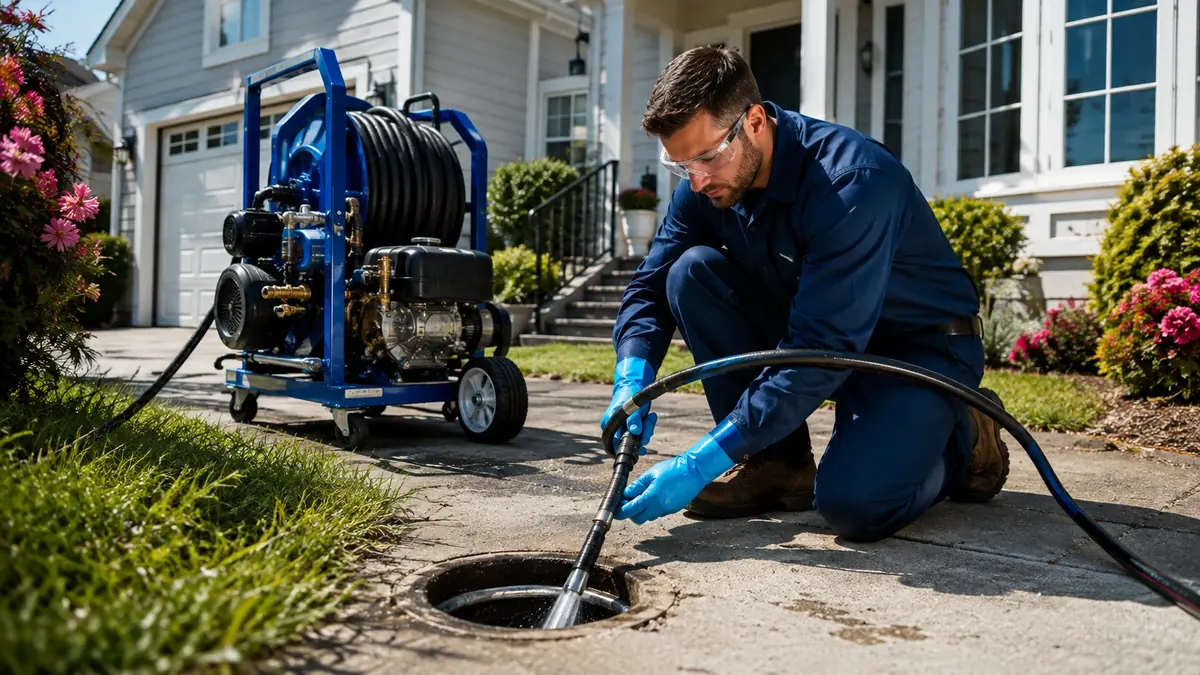 Residential Hydro Jet Drain Cleaning in Del Rey