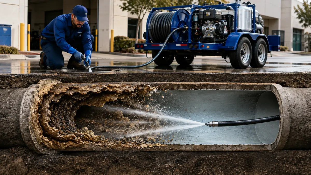 Sewer Pipe Descaling in Del Rey